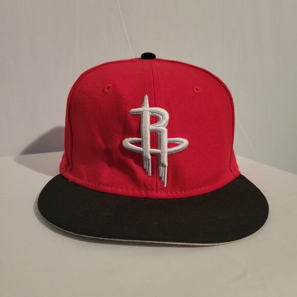 New Era Houston Rockets snap back cap red and black, name embroidered, O/S - Picture 1 of 11